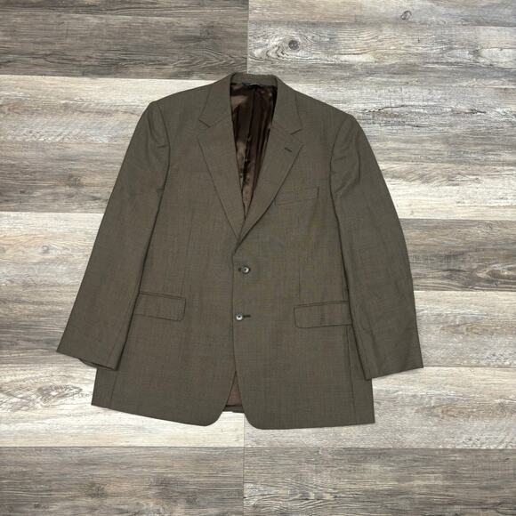 Brooks Brothers 346 Houndstooth Mens 45R 2-Piece Suit Pants Blazer Wool Lycra - Picture 2 of 16